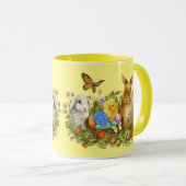 Ostern Frühlingszeit Sonneneier Chick Butterfly Ge Tasse (VorderseiteRechts)