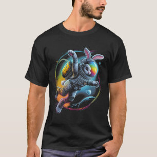 Ostern Galaxie Weltraum Kaninchen in Astrona T-Shirt