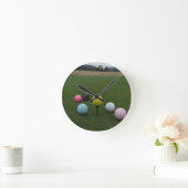 Ostern-GebirgsGolfplatz Runde Wanduhr (Zuhause)