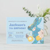 Ostern-Geburtstag Einladung (Stehend Vorderseite)