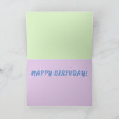 Ostern Geburtstag Sonntagskarte Feiertagskarte (Innenseite)