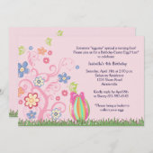 Ostern-Geburtstags-Party Einladung (Vorne/Hinten)