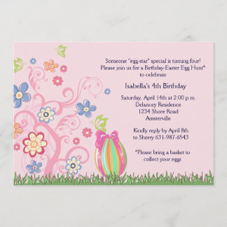 Ostern-Geburtstags-Party Einladung