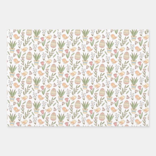 Ostern Geschenkpapier Set (Vorderseite)