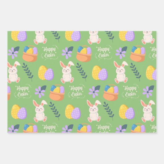 Ostern Geschenkpapier Set (Vorderseite 2)