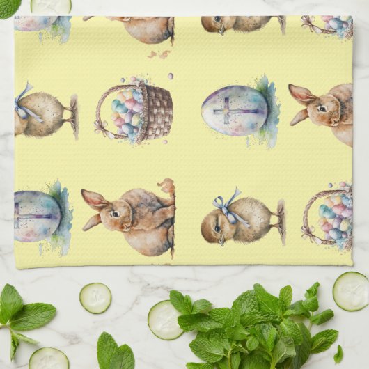 Ostern Geschirrtuch (Gefaltet)