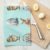 Ostern Geschirrtuch (Viertel Falte)