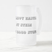 Ostern, Getränkestein, zum Feiern der Osterfeier Mattglas Bierglas (VorderseiteRechts)