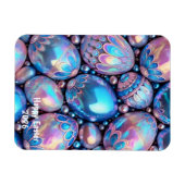 OSTERN ~ Glänzende Eier ~ Flexibler Fotomagnet Magnet (Horizontal)