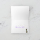 Ostern-golden retriever feiertagskarte (Innenseite)