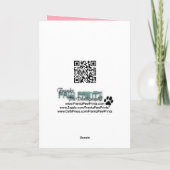 Ostern - goldener Retriever - Frank Feiertagskarte (Rückseite)