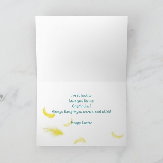 Ostern - Gottesmutter - Kiche Feiertagskarte (Innenseite)