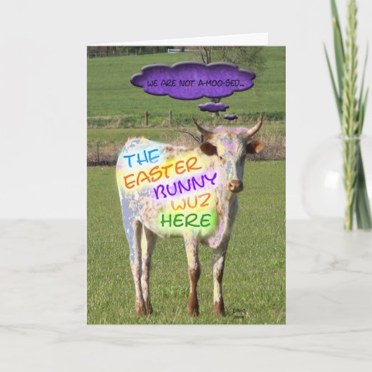 Ostern-Graffiti-Karte Feiertagskarte (Vorderseite)