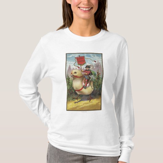 Ostern GreetingsPrince auf einem Küken T-Shirt (Vorderseite)