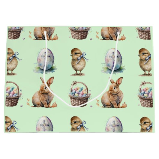 Ostern Große Geschenktüte (Vorderseite)
