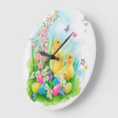 Ostern Große Wanduhr (Winkel)