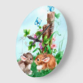 Ostern Große Wanduhr (Winkel)