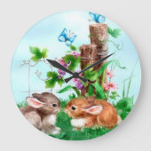 Ostern Große Wanduhr (Vorderseite)