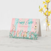 Ostern, Großtochter, Sonnengarten, Zaun Karte (Gelbe Blume)