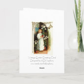 Ostern-Gruß-Karte Feiertagskarte (Rückseite)