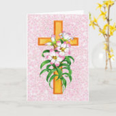 Ostern-Gruß-Karten-freier Raum nach innen Karte (Gelbe Blume)