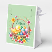 Ostern Gruß tropische Küken und Eier Geschenkschachtel (Rückseite)