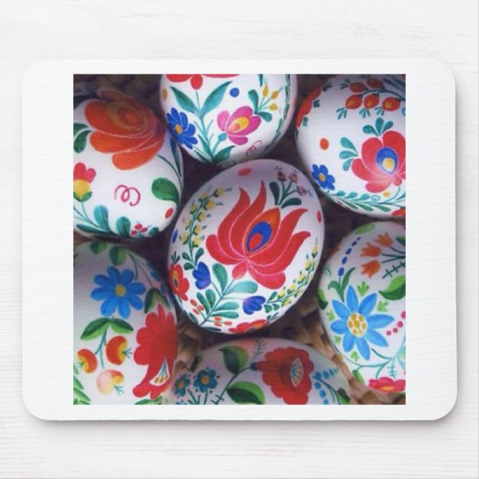 Ostern-Grüße kalocsai Eier Mousepad (Vorne)