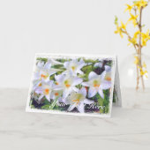 Ostern [Grußkarte] ド Limousine Karte (Gelbe Blume)