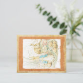 Ostern-Grußkarte HÄSCHEN Feiertagspostkarte (Stehend Vorderseite)