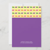 Ostern-Häschen-Einladung Einladung (Rückseite)