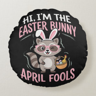 Ostern Hase April-Scherze Rundes Kissen