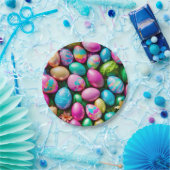 OSTERN ~ Helles Ostereiermuster ~ Pappteller (Party)