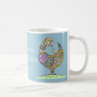 Ostern-Henne und Kükenbecher Kaffeetasse