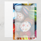 Ostern-Hintergrund Briefpapier (Vorne/Hinten)