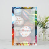 Ostern-Hintergrund Briefpapier (Stehend Vorderseite)