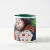 Ostern-Hintergrund Tasse (Zentrum)