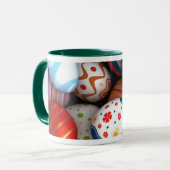 Ostern-Hintergrund Tasse (Vorderseite Links)