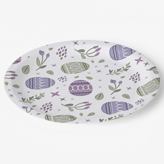 Ostern, Hochzeit, besondere Anlass Papier Teller (Schrägansicht)