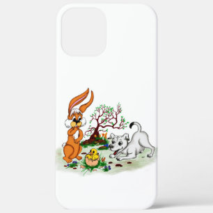 Ostern - Hündchen Kapuzinerkolben und Küken Case-Mate iPhone Hülle