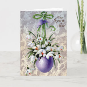 Ostern im viktorianischen Zeitalter Feiertagskarte