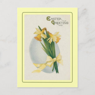 Ostern im Vintage-Stil Feiertagspostkarte