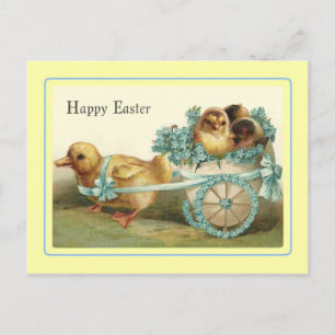 Ostern im Vintage-Stil Feiertagspostkarte