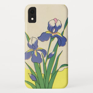Ostern im Vintage-Stil, lila Garteniris-Blumen Case-Mate iPhone Hülle