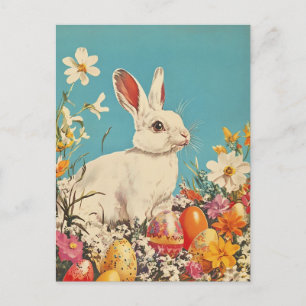 Ostern im Vintage-Stil Postkarte