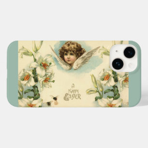 Ostern im Vintage-Stil, viktorianische Lilienblume Case-Mate iPhone 14 Hülle