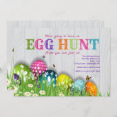 Ostern in der Garten-Einladung Einladung (Vorne/Hinten)