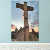 Ostern in Esztergom Ungarn Canvas Print Leinwanddruck (Insitu (Holzboden))