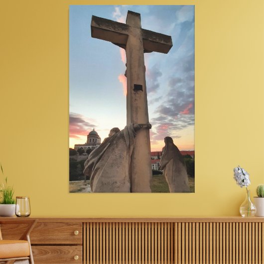 Ostern in Esztergom Ungarn Canvas Print Leinwanddruck (Insitu (Wohnzimmer))