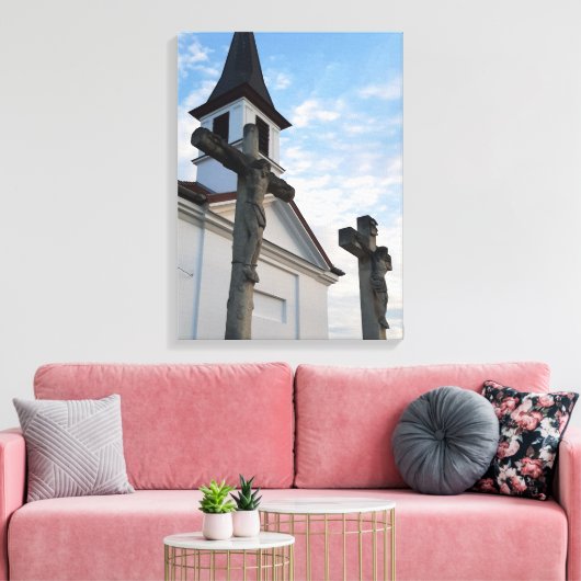 Ostern in Esztergom Ungarn Canvas Print Leinwanddruck (Insitu (Wohnzimmer))
