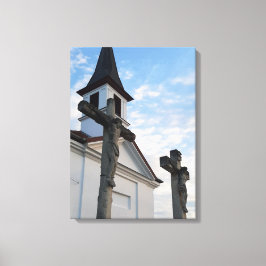 Ostern in Esztergom Ungarn Canvas Print Leinwanddruck